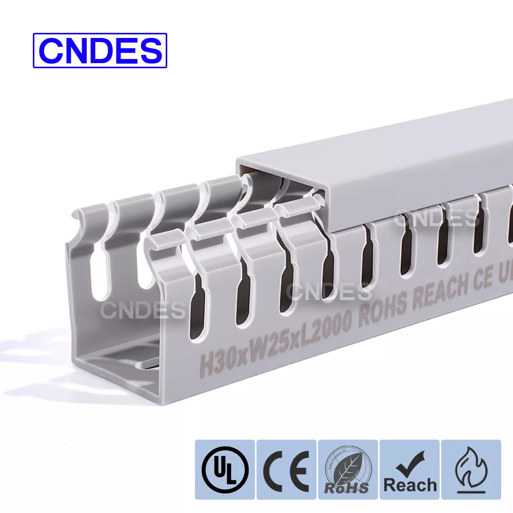 Ống bảo vệ dây PVC có rãnh 30 × 25