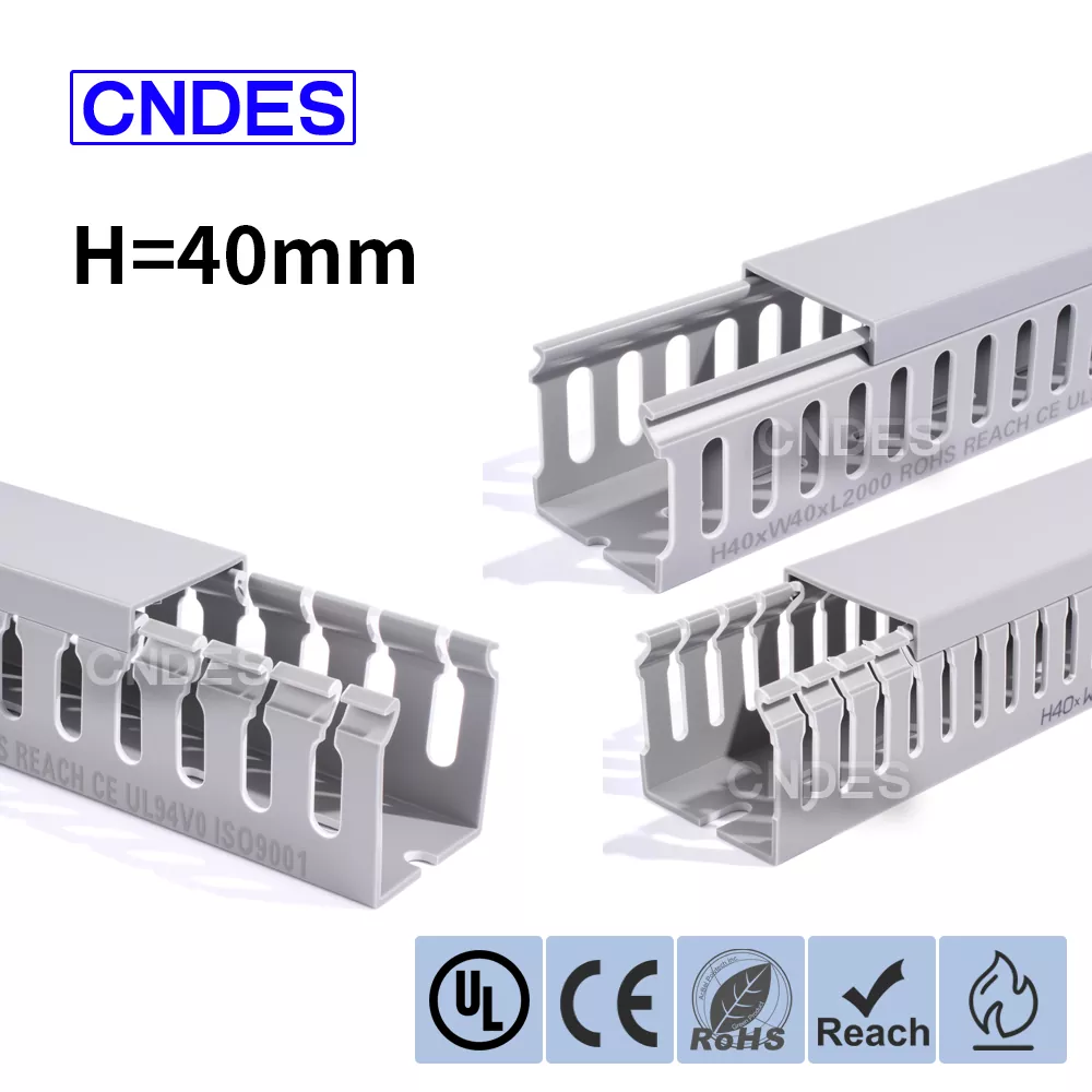 Ống dẫn dây PVC có rãnh có chiều cao 40mm