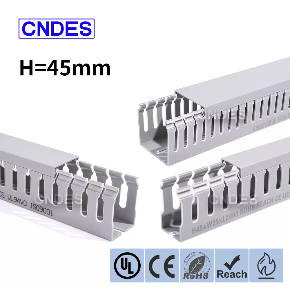 Ống bọc dây PVC có rãnh cao 45mm